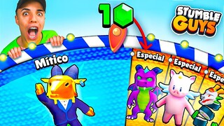 COMPRO las MEJORES RULETAS de STUMBLE GUYS! 🤯 *especial y mitico*
