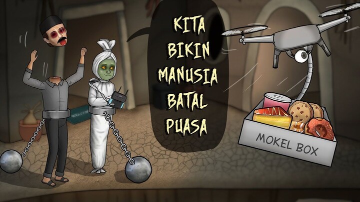 Kegiatan Hantu di Bulan Puasa 1  Kompilasi #HORORKOMEDI Kartun Lucu, Animasi Lucu