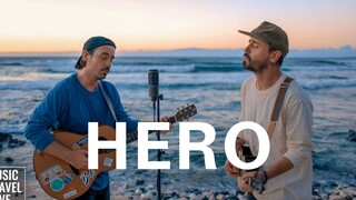[Music]Cover Hero, Menyanyi di Pantai Hawaii yang Mendamaikan Jiwa