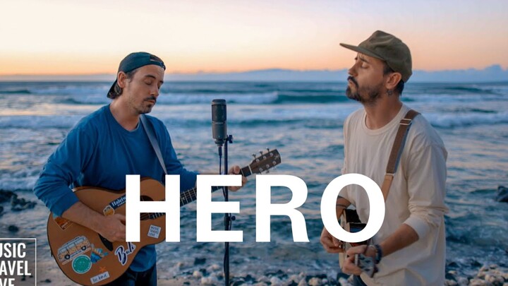 [Music]Cover Hero, Menyanyi di Pantai Hawaii yang Mendamaikan Jiwa