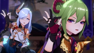 [申鹤&久岐忍] 好帅 ♥️ 看一遍怎么够～