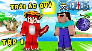 THỬ THÁCH SINH TỒN TRONG MINECRAFT ONE PIECE TẬP 1 : REX ĂN TRÁI ÁC QUỶ CÁT VÀ ĐỤNG ĐỘ VỚI ENEL !