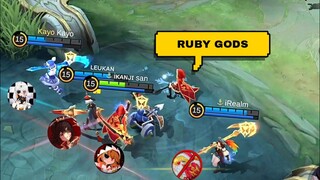 CREATION CAMP MODE PART 2 | RUBY GODS VS RUBY'S | ikanji, Leukan, iRealm, Kayo | MOBILE LEGENDS