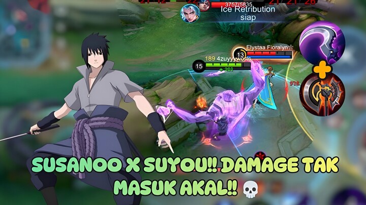 🌀BUILD SUYOU X SUSANOO PALING GILA!! KOMBO TAK MASUK AKAL, MUSUH CUMA BISA PASRAH!!💀