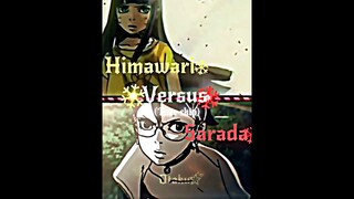 Himawari vs Sarada (time skip) #shorts