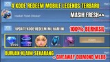 NEW UPDATE! 4 KODE REDEEM ML TERBARU KODE REDEEM MOBILE LEGENDS TERBARU HARI INI MARET 2024