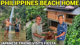 FILIPINO FIESTA WITH JAPANESE FRIEND - Philippines Beach Home In Mindanao