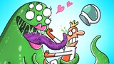 Space Monster Does Something Unexpected | Cartoon Box 338 by Frame Order | Hilarious Cartoons