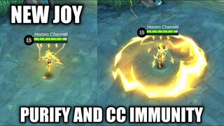 NEW JOY WITH 4 SECONDS CC IMMUNITY | IS THIS NERF OR BUFF?