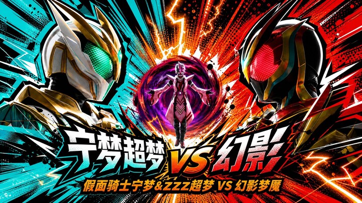 ⚡Burned out making this myself! Great Monin! Kamen Rider ZZZ’s Hyper Dream & Ning Dream tag team ann