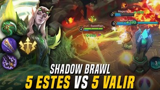 Estes MM Full ASPD!! 5 Estes vs. 5 Valir!! | Shadow Brawl Mode Mobile Legends: Bang Bang