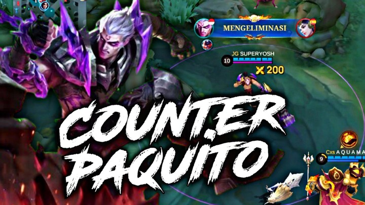 MUSUH SERING PICK PAQUITO!! KITA LAWAN PAKE HERO INI!! - Mobile Legends