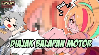 GASS DUA RONDE!!!🔥 Momen Temenlu Ngajak Balap Motor!😆🔥 [Speed Draw] Saki Nikaido