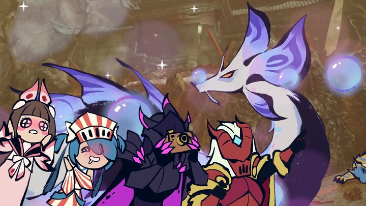 [MHRS Sand Sculpture Animation 02] Master Fox is not so slippery