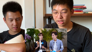 直男视角肖战王一博《澎湃专访花絮3》reaction