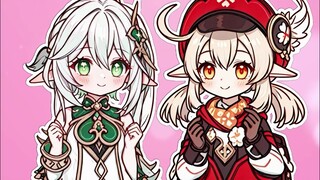 【Nashida x Keli】Super cute stickers💕𝒔𝒑𝒂𝒓𝒌𝒍𝒆