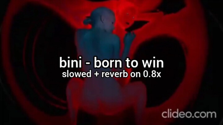bini - born to win (slowed + reverb on 0.8x)