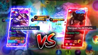OFFICIAL YASUO VS TOP BENGUET KHUFRA | FANNY RANKED GAMEPLAY | MLBB