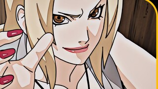 "One minute to show you the changes in Tsunade's appearance"