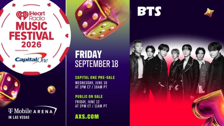 BTS Live at iHeartRadio Music Festival 2026