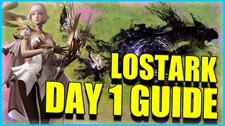 LOSTARK DAY 1 ROUTE GUIDE! IMPORTANT POST50 Island Route to Rohendel!