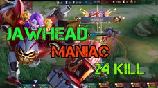 JAWHEAD DIBUFF MAKIN ENAK,AUTO MANIAC 24 KILL.🦁