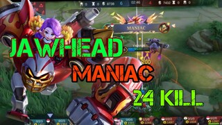 JAWHEAD DIBUFF MAKIN ENAK,AUTO MANIAC 24 KILL.🦁