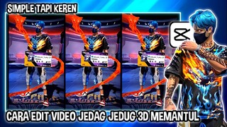 CARA EDIT JEDAG JEDUG PANTULAN 3D ( DJ WANNA FEEL LIKE ) DI CAPCUT