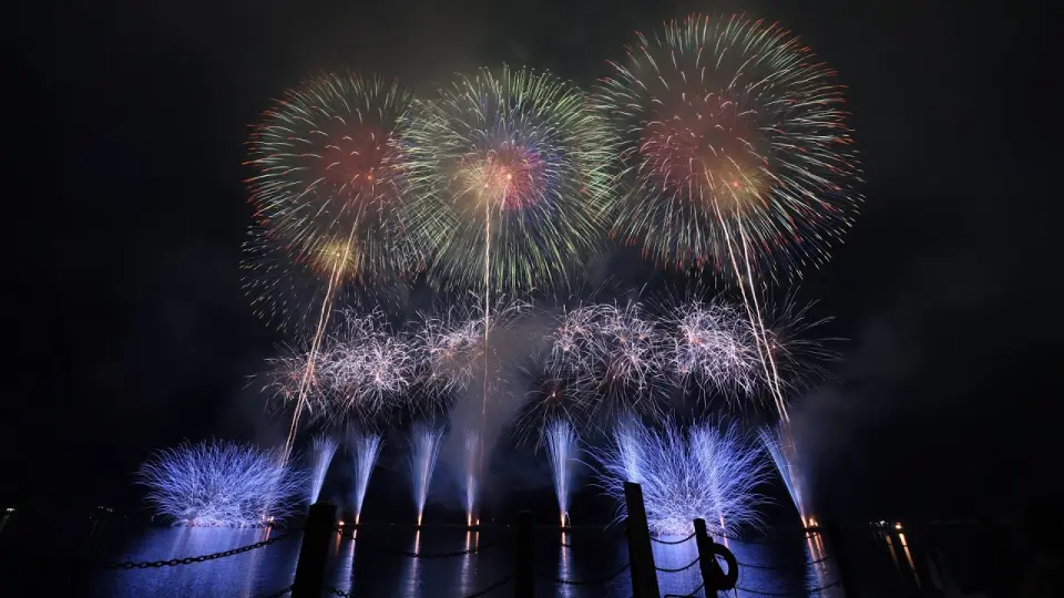 22 いわき花火大会 グランドフィナーレ 信じよう 希望の光を 菅野煙火店 Iwaki Fireworks Climax Bilibili