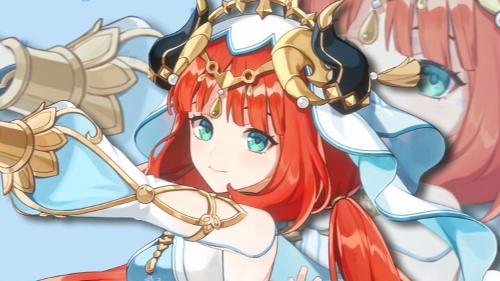 [Animated Art] Nilou’s about to perform the Flowerheart Dance—won’t you come take a look?