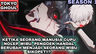 KETIKA SEORANG WIBU CUPU BERUBAH MENJADI WIBU SIKOPET -SELURUH ALUR CERITA ANIME TOKYO GHOUL SEASON1