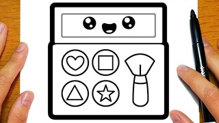 BELAJAR MELUKIS ALAT SOLEK COMEL | Lukisan yang mudah