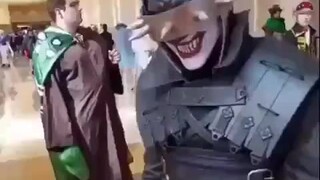 Laughing Batman COS, live-action version!