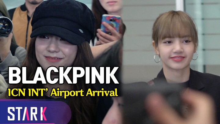 BLACKPINK nhập cảnh sân bay Incheon 190530