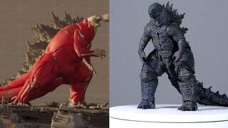 เตะ Bandai และต่อย Neca! 199 หยวน HIYA รีวิวกล่อง Godzilla ที่สามารถเคลื่อนย้ายได้!