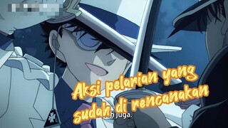 pencuri yang sudah menyiapkan aksi pelarian nya