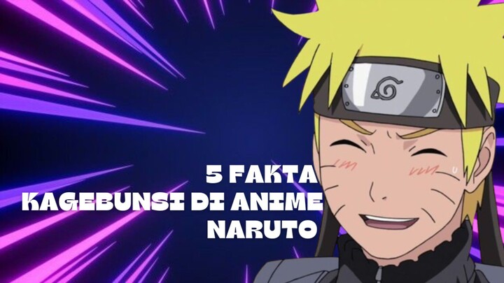 5 Fakta Kagebunsi Di Anime Naruto