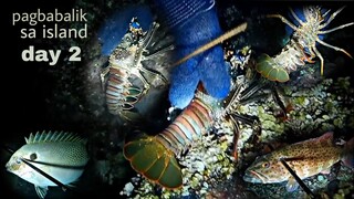 ep137, night spearfishing Philippines, pagbabalik sa island day 2,