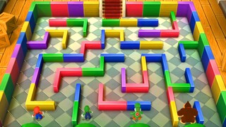 Mario Party 10 Minigames - Mario Vs Luigi Vs Yoshi Vs Donkey Kong (Master Difficulty)