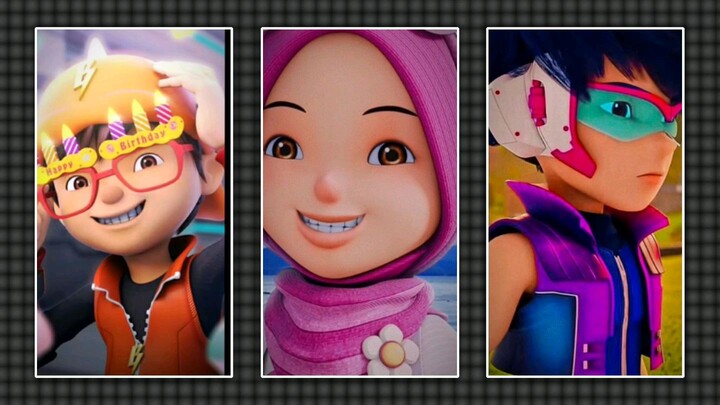 #boboiboy, yaya ,  dan fang#