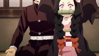 Nezuko is trying to act like Mitsuri her role model 💗🥺