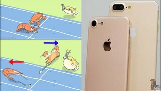 Khi tôm và cua thi chạy, IOS 16 nhưng hỗ trợ iPhone 7 - Top comment.