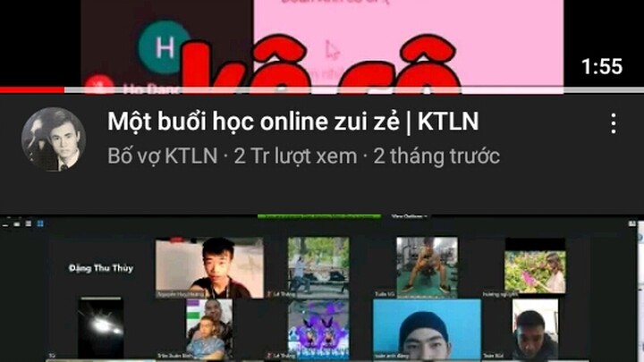 Buổi học online vui vẻ :>