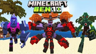 BOSS TERKUAT DAN MEMBUKA SEMUA ALIEN DI OMNITRIX BEN 10 MINECRAFT