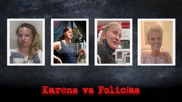 Cuando las karens tontas tratan de luchar con..