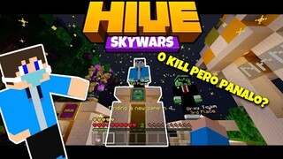 0 KILL PERO PANALO? HIVE | Minecraft SKYWARS (Tagalog)