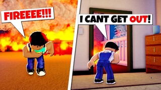ESCAPE THE 🔥FIRE🔥 BEFORE YOU DIE Roblox