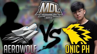 ONIC PH VS AEROWOLF | Kairi Use Lancelot in MDL indonesia | Mobile Legends