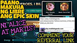 100 HEROES , 1 BILLION DREAMS EVENT AND WIN EPIC SKIN