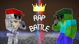 Monster School : Rap Battle (Zombie VS Skeleton) - Minecraft Animation